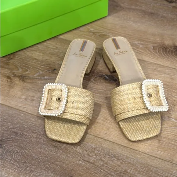 Sam Edelman Deacon Beaded Women's Sandals with Buckle Size 8.5