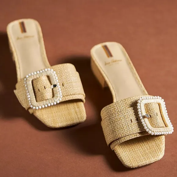 Sam Edelman Deacon Beaded Women's Sandals with Buckle Size 8.5