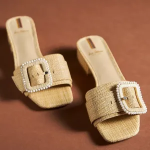 Sam Edelman Deacon Beaded Women's Sandals with Buckle Size 8.5