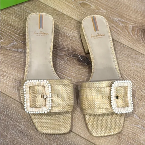 Sam Edelman Deacon Beaded Women's Sandals with Buckle Size 8.5