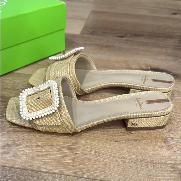 Sam Edelman Deacon Beaded Women's Sandals with Buckle Size 8.5
