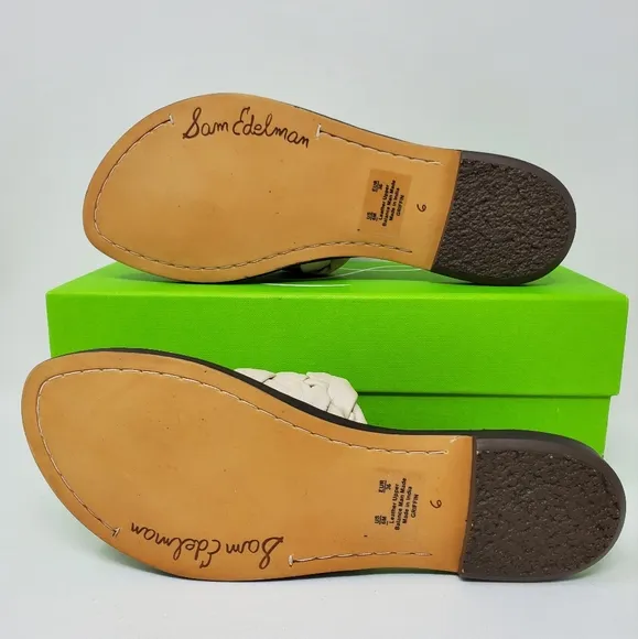 Sam Edelman Griffin Slide in Ivory Leather
