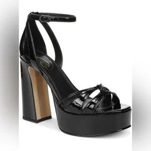 Sam Edelman | Kamille Patent Platform Heel Ankle Strap