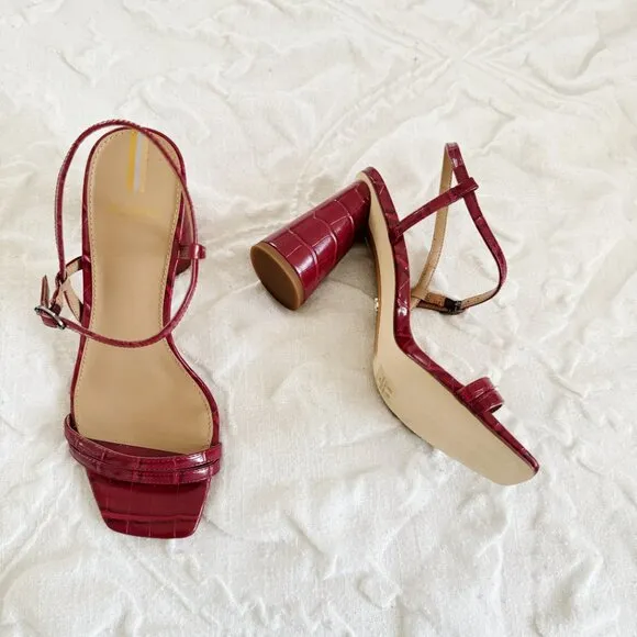 Sam Edelman Red Kit Heels Size 7 New