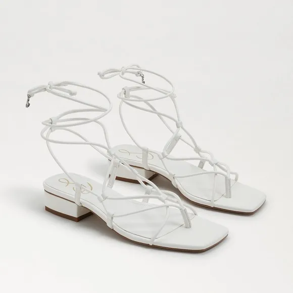 Sam Edelman White Daffy Sandal Size 6.5