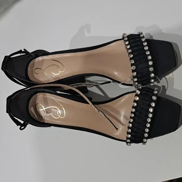 Sam Edelman Women's Ninette Rhinestone Platform Sandals