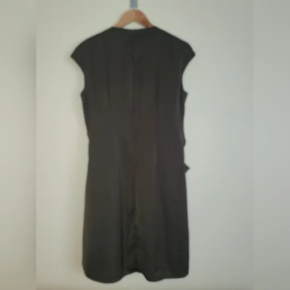 Samuel Dong spring drapey dress size s in olive.