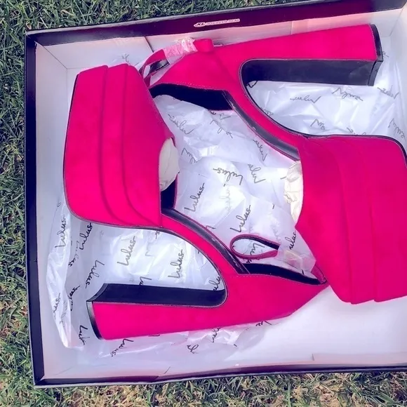 Sandals platform ,junky block suede synthetic heels fusion