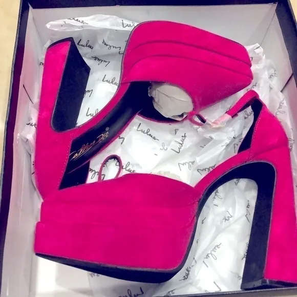 Sandals platform ,junky block suede synthetic heels fusion