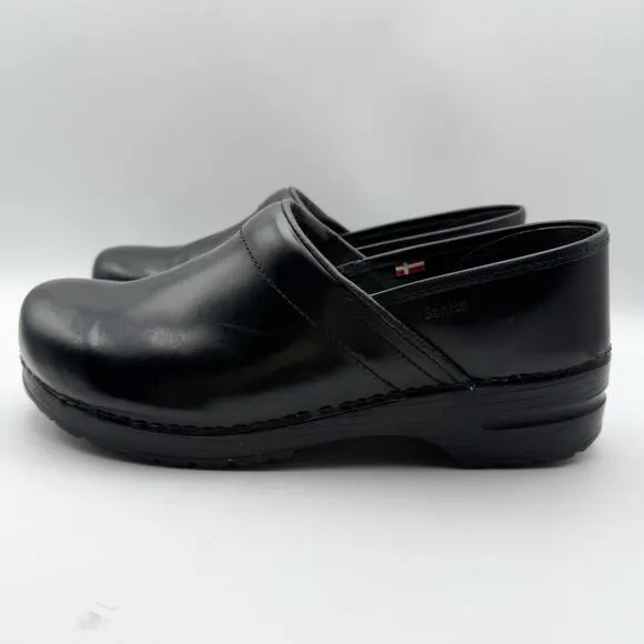 Sanita Womens Professional Cabrio Clog Sandals EU 40 US 8.5-9 Narrow Black NIB