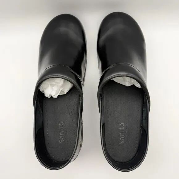 Sanita Womens Professional Cabrio Clog Sandals EU 40 US 8.5-9 Narrow Black NIB
