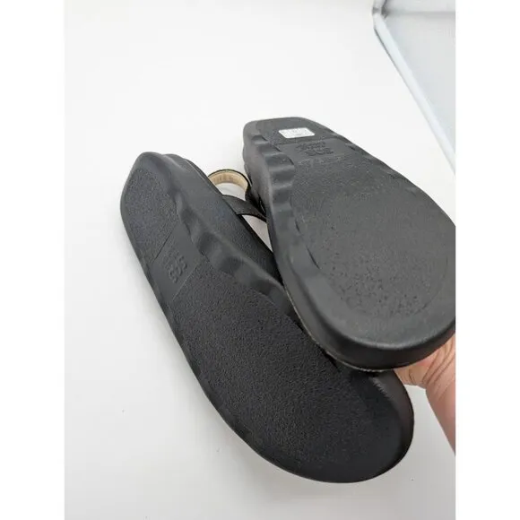 SAS Marina Sandals Women's Size 10.5 M Cork Leather 2850-013 Comfort Thong NEW