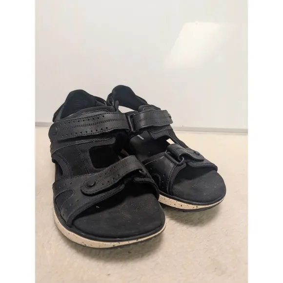 SAS Sandal Womens Size 9 Wide Black Embark Sport Outdoors Gorpcore Casual