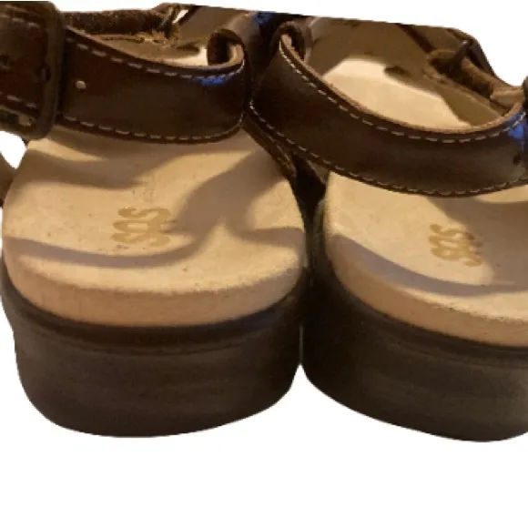 SAS Women’s Tripad Comfort Huggy All Day Brown Leather Sandals 8.5 N