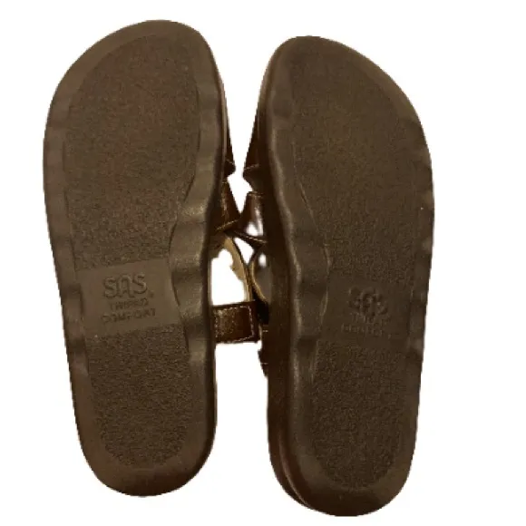 SAS Women’s Tripad Comfort Huggy All Day Brown Leather Sandals 8.5 N