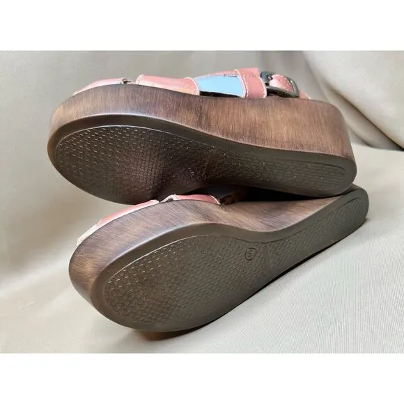 Sbicca Daytona Coral Metallic Sandals 9 M New