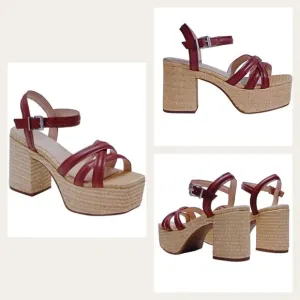 Schutz Stacie Platform Sandals EUC Size 10B   S3326