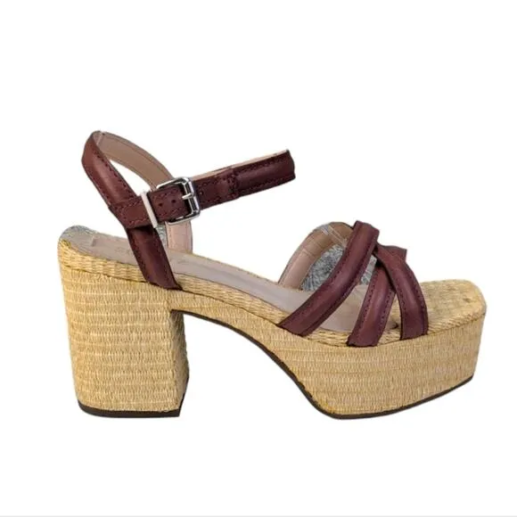 Schutz Stacie Platform Sandals EUC Size 10B   S3326