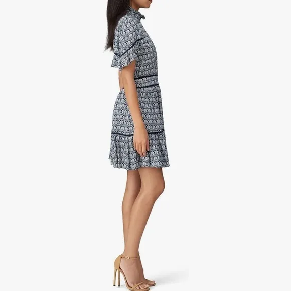 Scotch &amp; soda Ladder Lace Printed Dress size XL 100% viscose