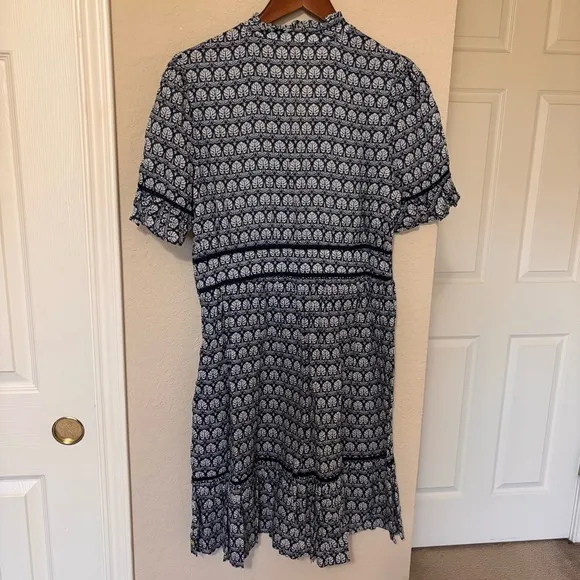Scotch &amp; soda Ladder Lace Printed Dress size XL 100% viscose