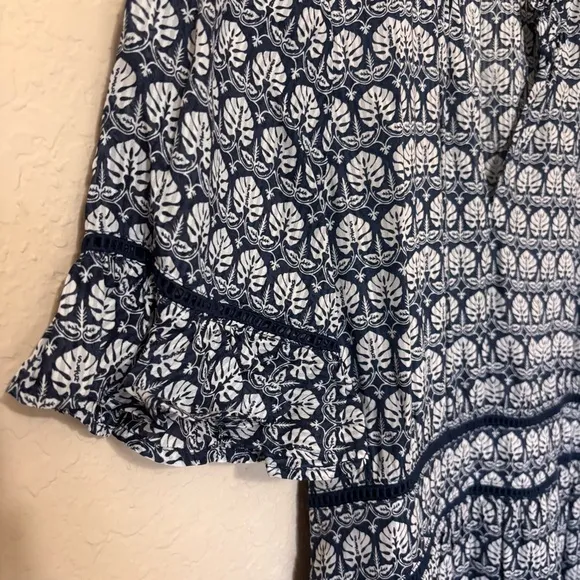 Scotch &amp; soda Ladder Lace Printed Dress size XL 100% viscose