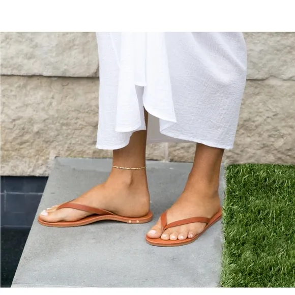 Seabird Leather Thong Sandal