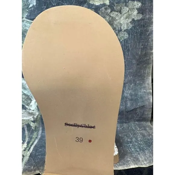 SEE BY CHLOÉ Essie leather sandals Size 39