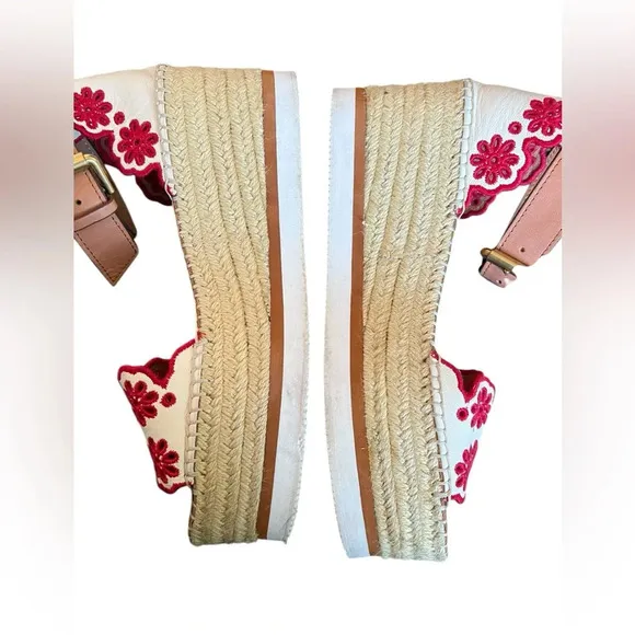 See by Chloé Glyn Floral Espadrille Sandals