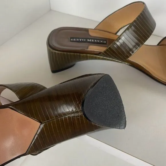 Sesto Meucci Double Strap Mule Sandals
