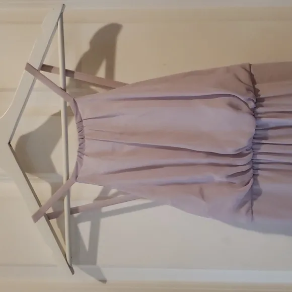 SHOW ME YOUR MUMU Lavender Chiffon Amanda Maxi Dress sz XS Bridesmaid Gown