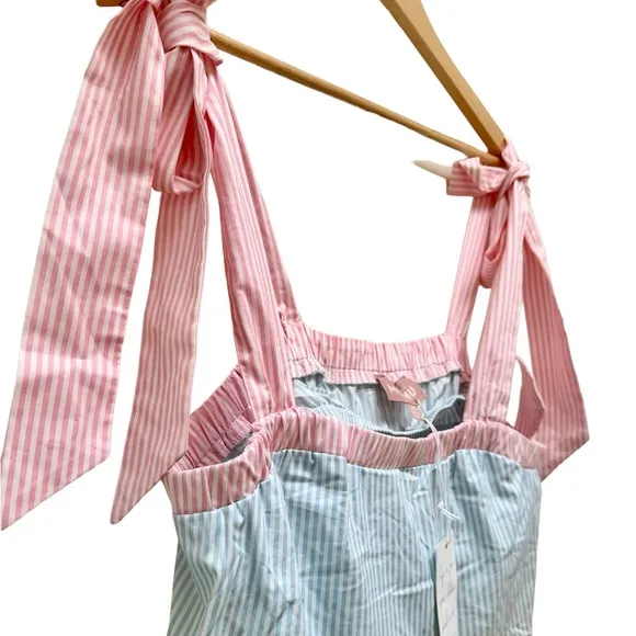 Show Me Your Mumu *NEW* Pastel Pinstripe Sabrina Maxi Dress