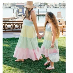 Show Me Your Mumu *NEW* Pastel Pinstripe Sabrina Maxi Dress