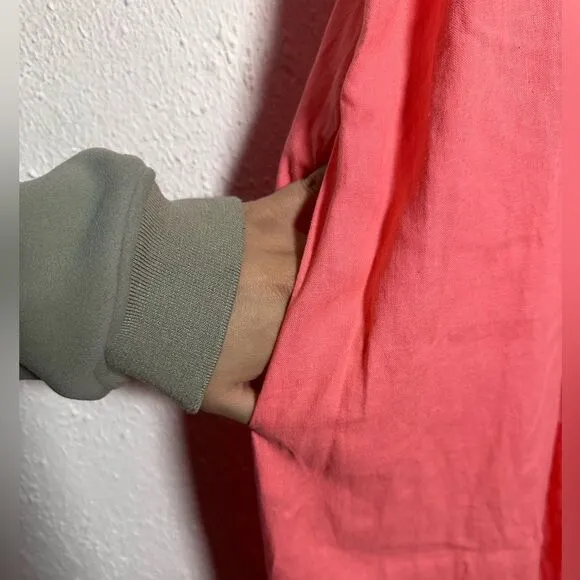 Show Me Your Mumu Oasis Ruffle Dress In Flamingo Pink Linen Size Small