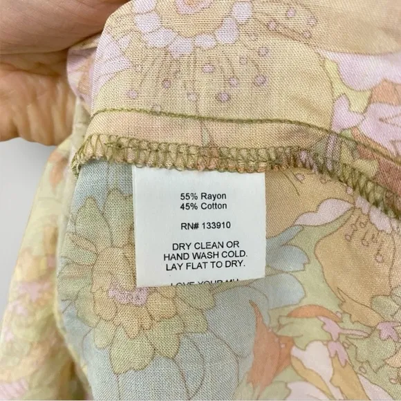 Show Me Your Mumu 'Cait' Midi Dress - Groovy Blooms Sz