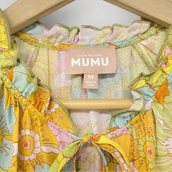 Show Me Your Mumu 'Cait' Midi Dress - Groovy Blooms Sz