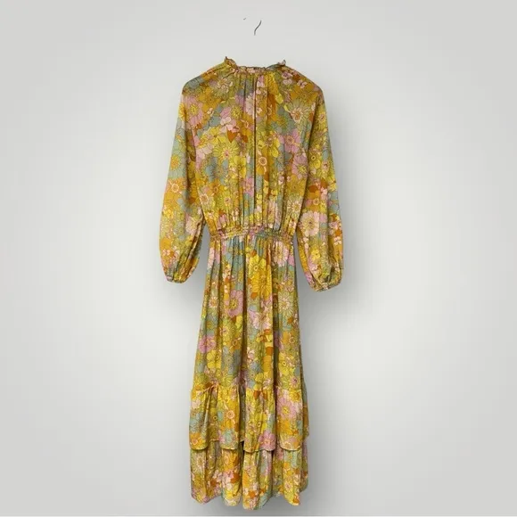 Show Me Your Mumu 'Cait' Midi Dress - Groovy Blooms Sz
