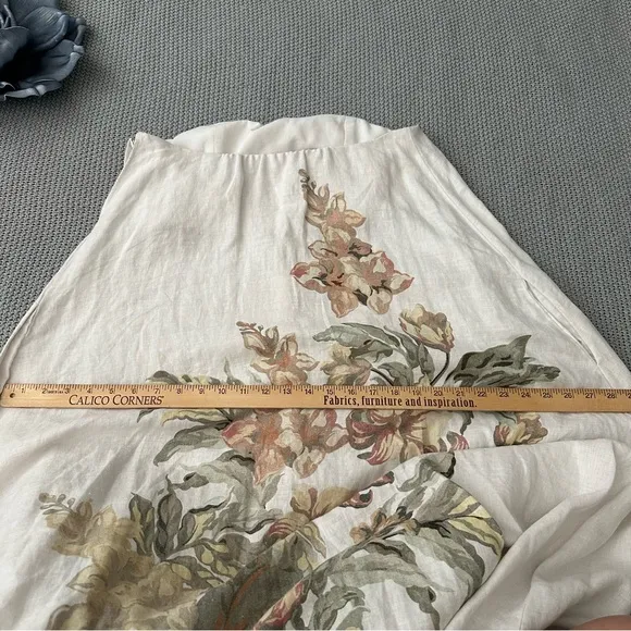 Significant Other Parisa Strapless Linen Maxi Dress Size 8