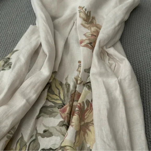Significant Other Parisa Strapless Linen Maxi Dress Size 8
