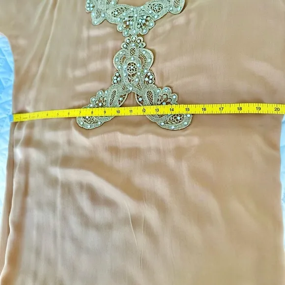 Silk mini Dress Size S-M. Tunic, cocktail dress.