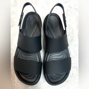 Size 8 Women’s Croc Brooklyn Low Wedge Platform Sandals