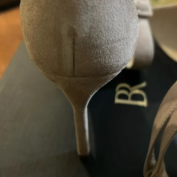 Size 9, 10 Banana Republic Women’s TERRAZZO SUEDE HIGH-HEEL SANDAL Taupe
