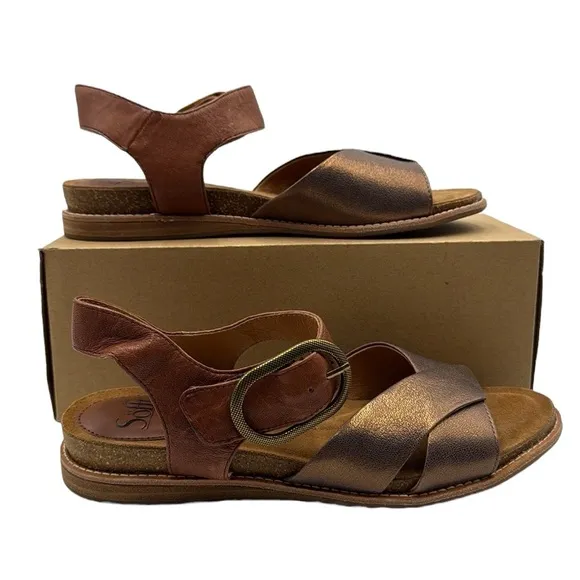 Sofft Bayo Leather Sandals Size 10