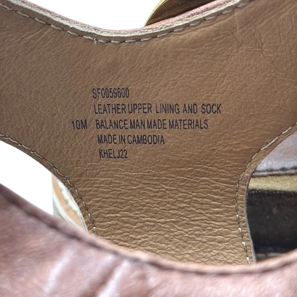 Sofft Bayo Leather Sandals Size 10