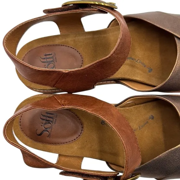 Sofft Bayo Leather Sandals Size 10