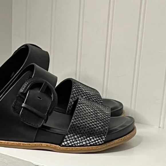 Sofft Womens Amalfi Black Sandals Size 7.5