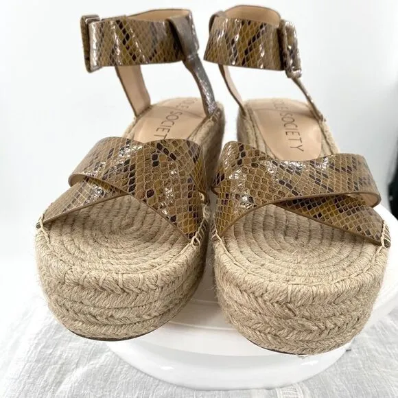 Sole Society Audrina Espadrille Platform Sandals