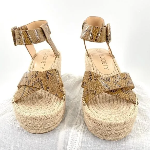 Sole Society Audrina Espadrille Platform Sandals