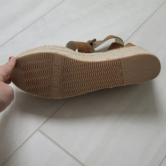 Soludos NWOB Palma Platform Wedge Sandals
