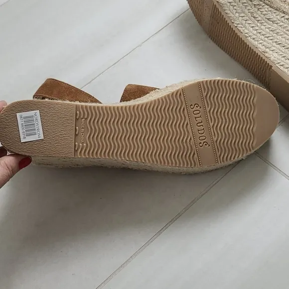 Soludos NWOB Palma Platform Wedge Sandals