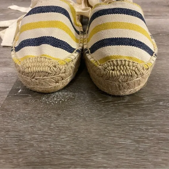 SOLUDOS | Striped Gladiator Platform Sandals Size 8.5